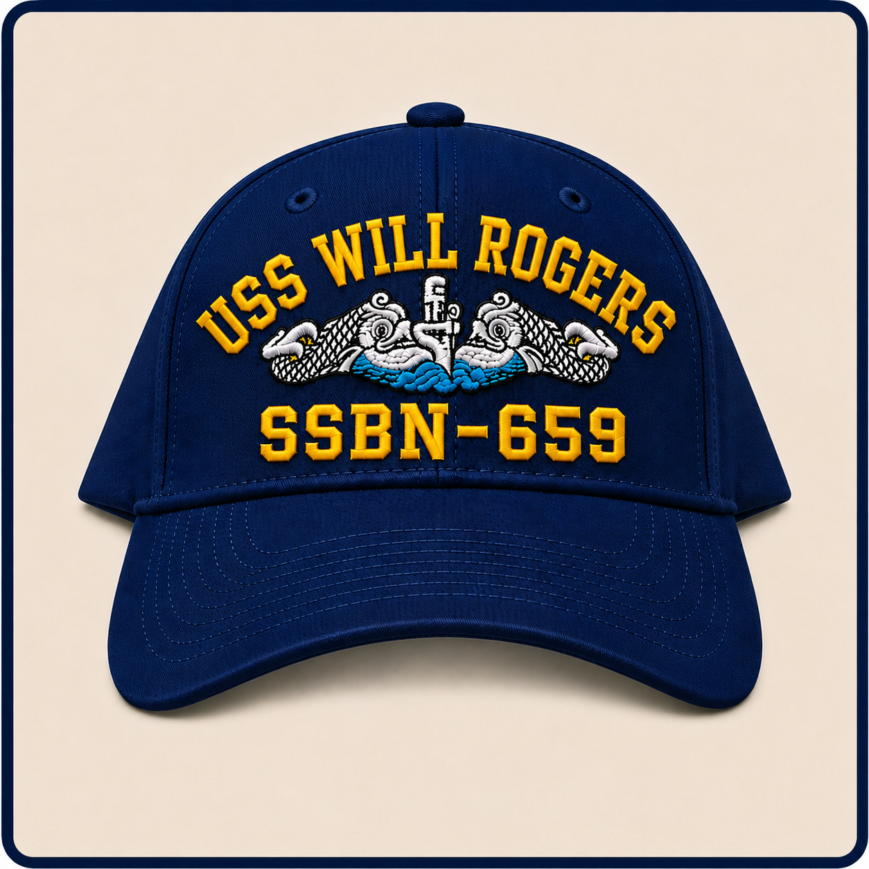 USS WILL ROGERS SSBN-659 HAT approved boat mockup