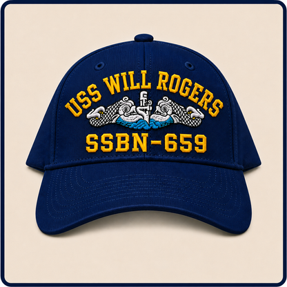 USS WILL ROGERS SSBN-659 HAT approved boat mockup
