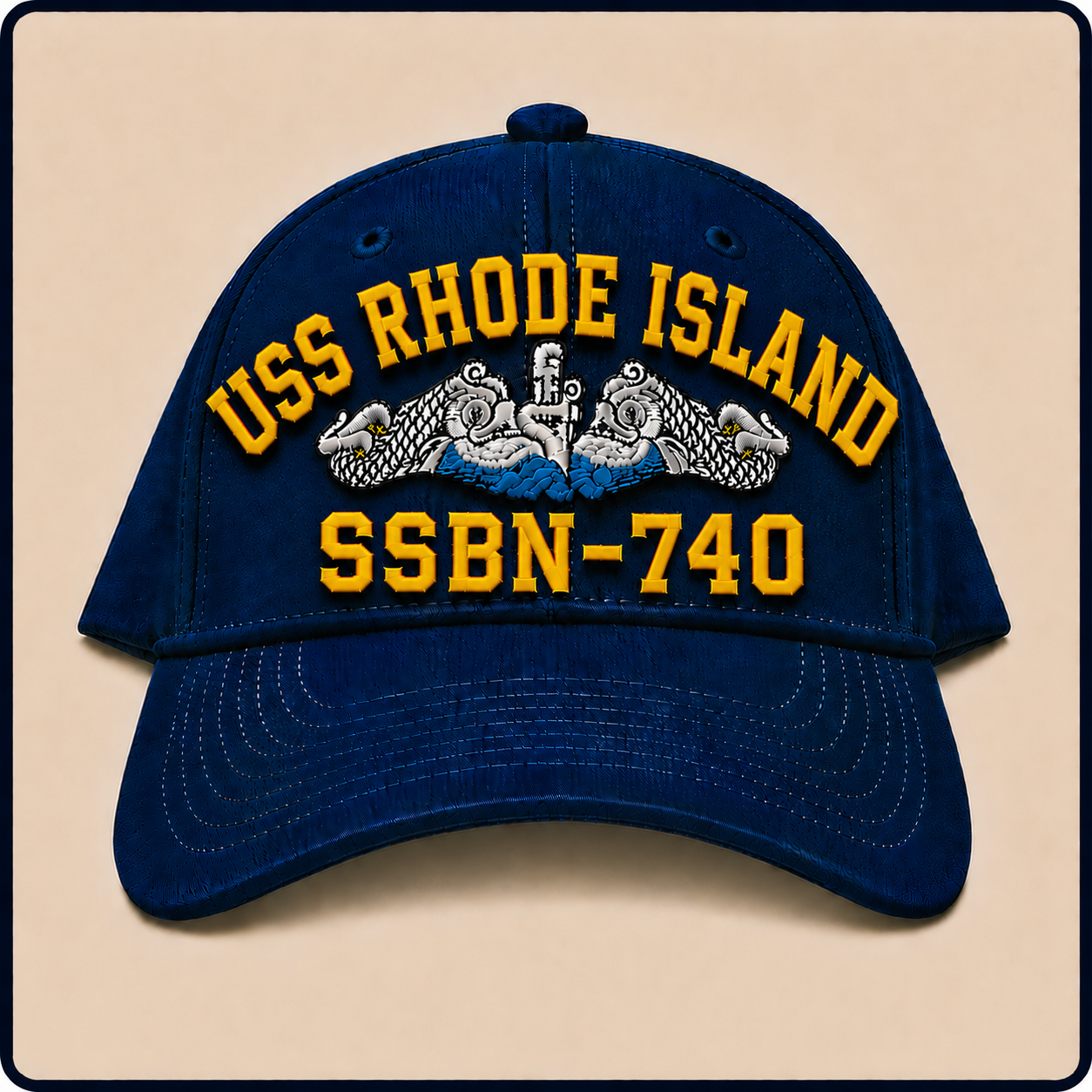 USS RHODE ISLAND SSBN-740 HAT approved boat mockup