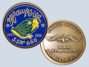 SSN 666 Challenge Coin USS HAWKBILL SSN 666 – SUBVEST.com