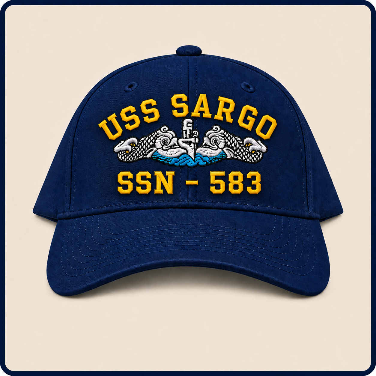 USS SARGO SSN-583 HAT approved boat mockup