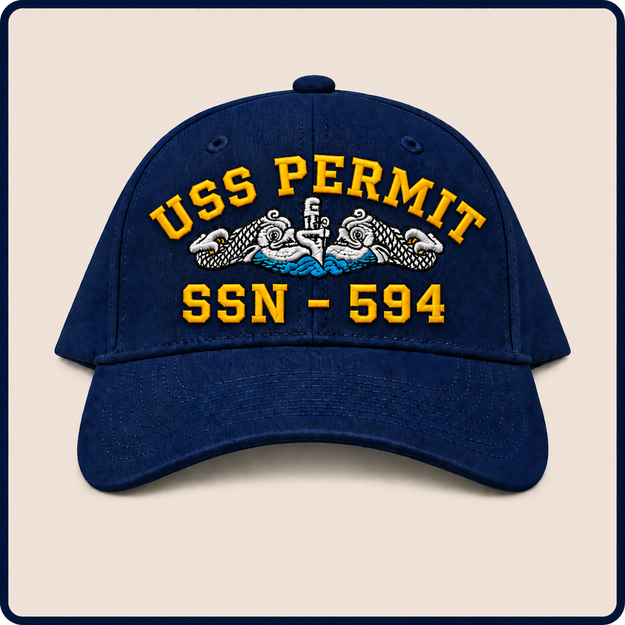 USS PERMIT SSN-594 HAT approved boat mockup