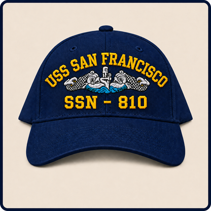 USS SAN FRANCISCO SSN-810 HAT approved boat mockup