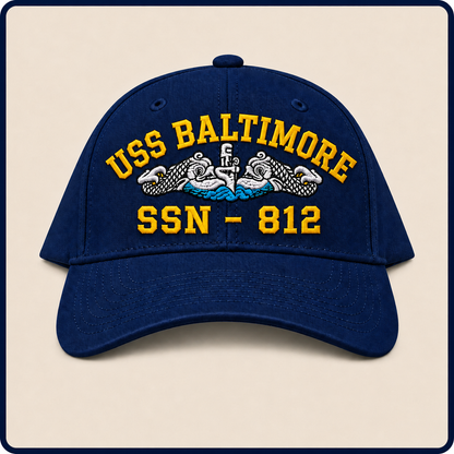 USS BALTIMORE SSN-812 HAT approved boat mockup