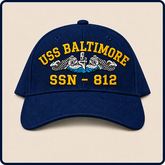 USS BALTIMORE SSN-812 HAT approved boat mockup