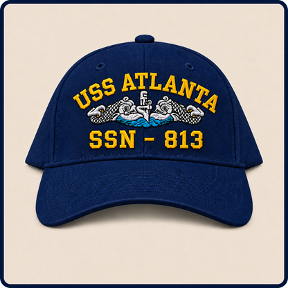USS ATLANTA SSN-813 HAT approved boat mockup