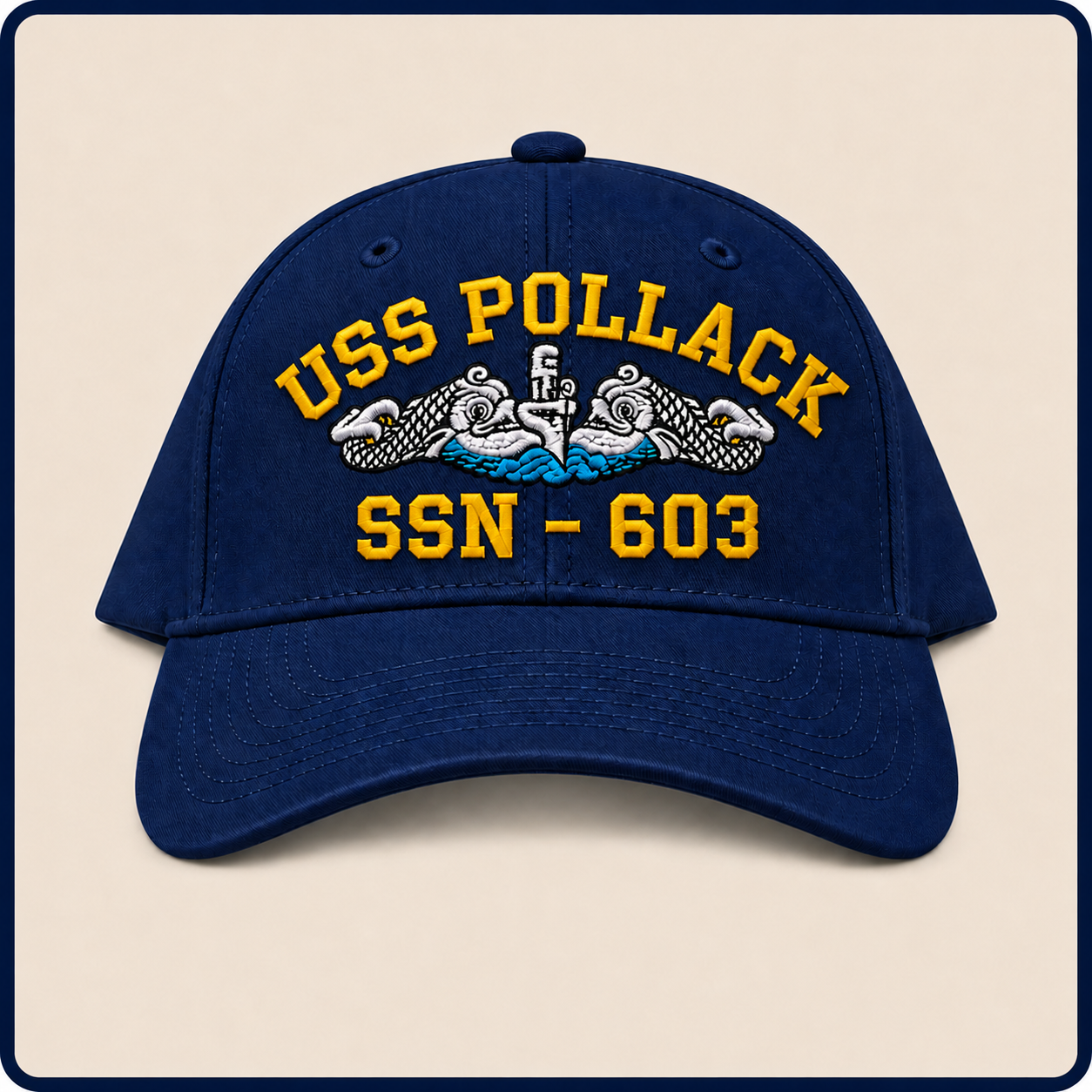 USS PULLACK SSN-603 HAT approved boat mockup