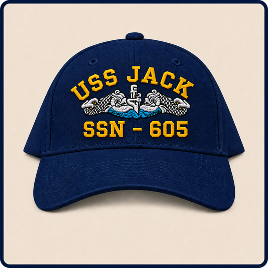 USS JACK SSN-605 HAT approved boat mockup