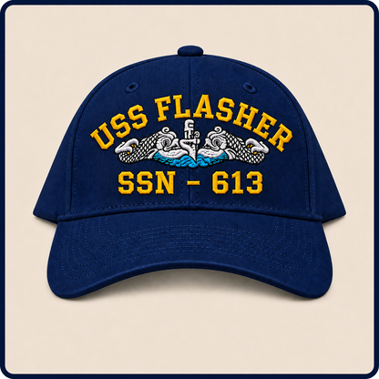 USS FLASHER SSN-613 HAT approved boat mockup