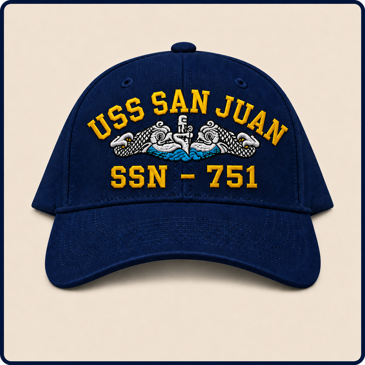 USS SAN JUAN SSN-751 HAT approved boat mockup