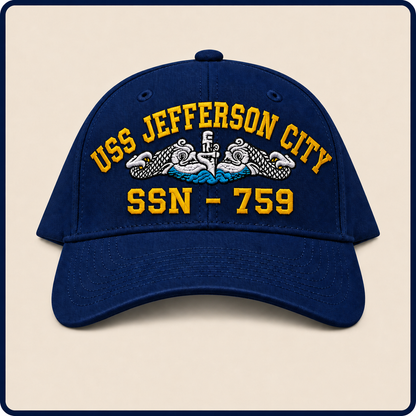 USS JEFFERSON CITY SSN-759 HAT approved boat mockup