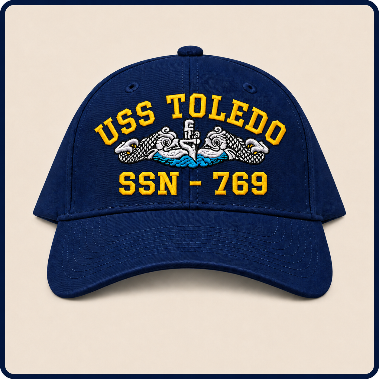 USS TOLEDO SSN-769 HAT approved boat mockup