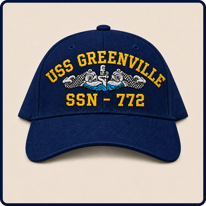 USS GREENVILLE SSN-772 HAT approved boat mockup