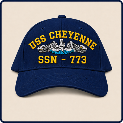 USS CHEYENNE SSN-773 HAT approved boat mockup