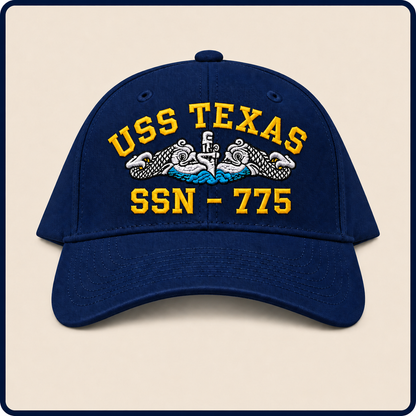 USS TEXAS SSN-775 HAT approved boat mockup