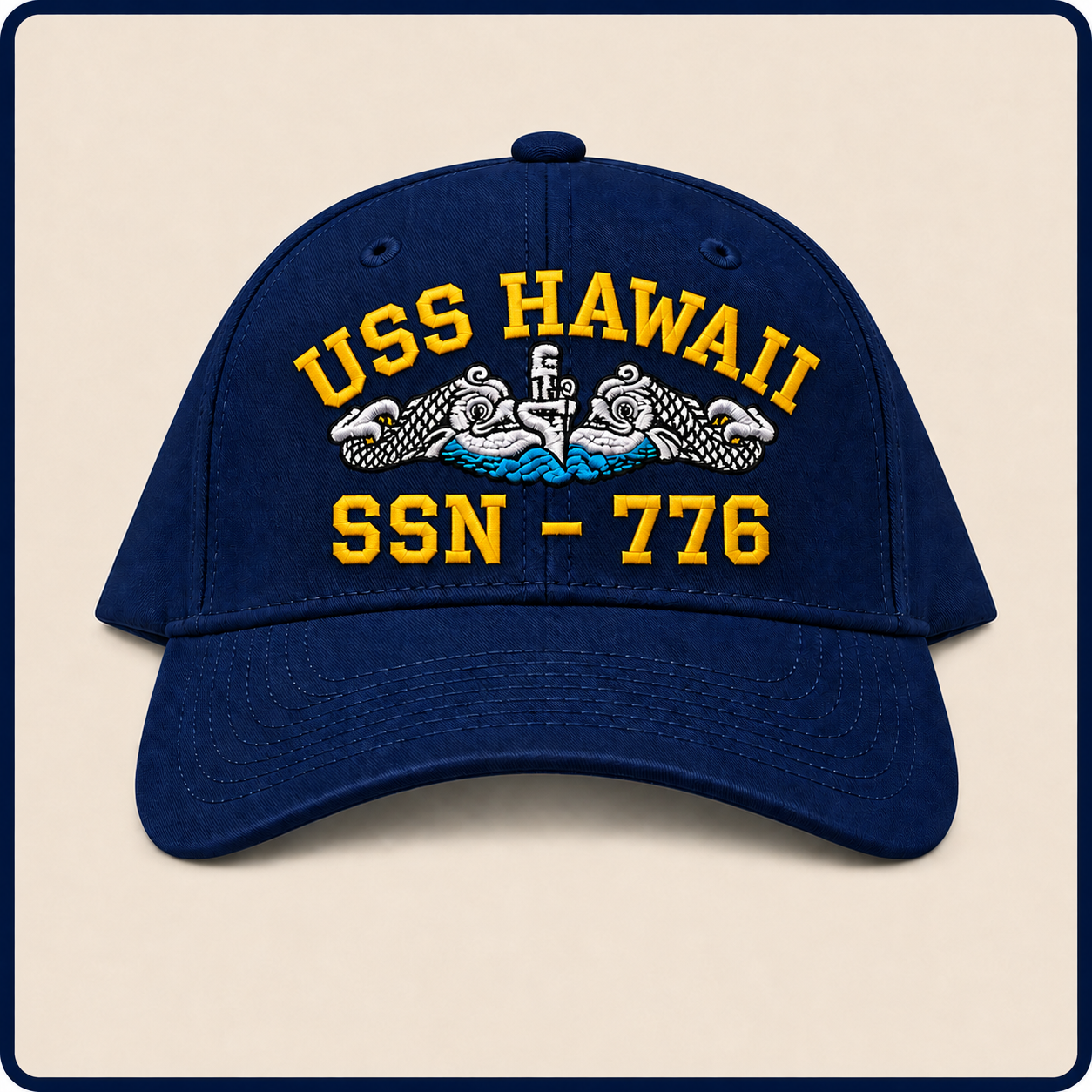 USS HAWAII SSN-776 HAT approved boat mockup