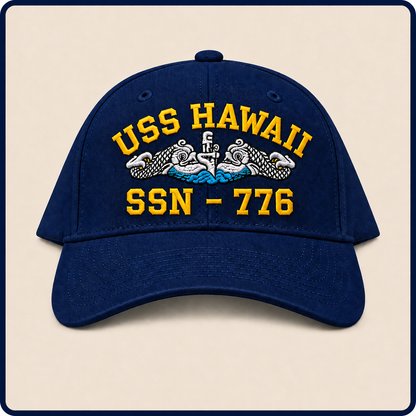 USS HAWAII SSN-776 HAT approved boat mockup