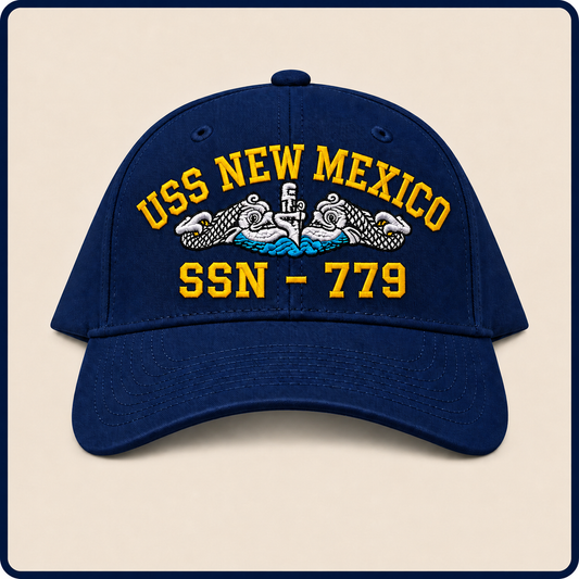 USS NEW MEXICO SSN-779 HAT approved boat mockup