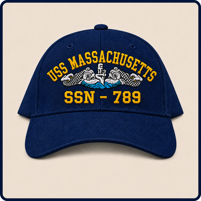 USS MASSACHUSETTS SSN-789 HAT approved boat mockup