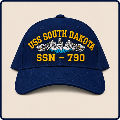USS SOUTH DAKOTA SSN-790 HAT approved boat mockup