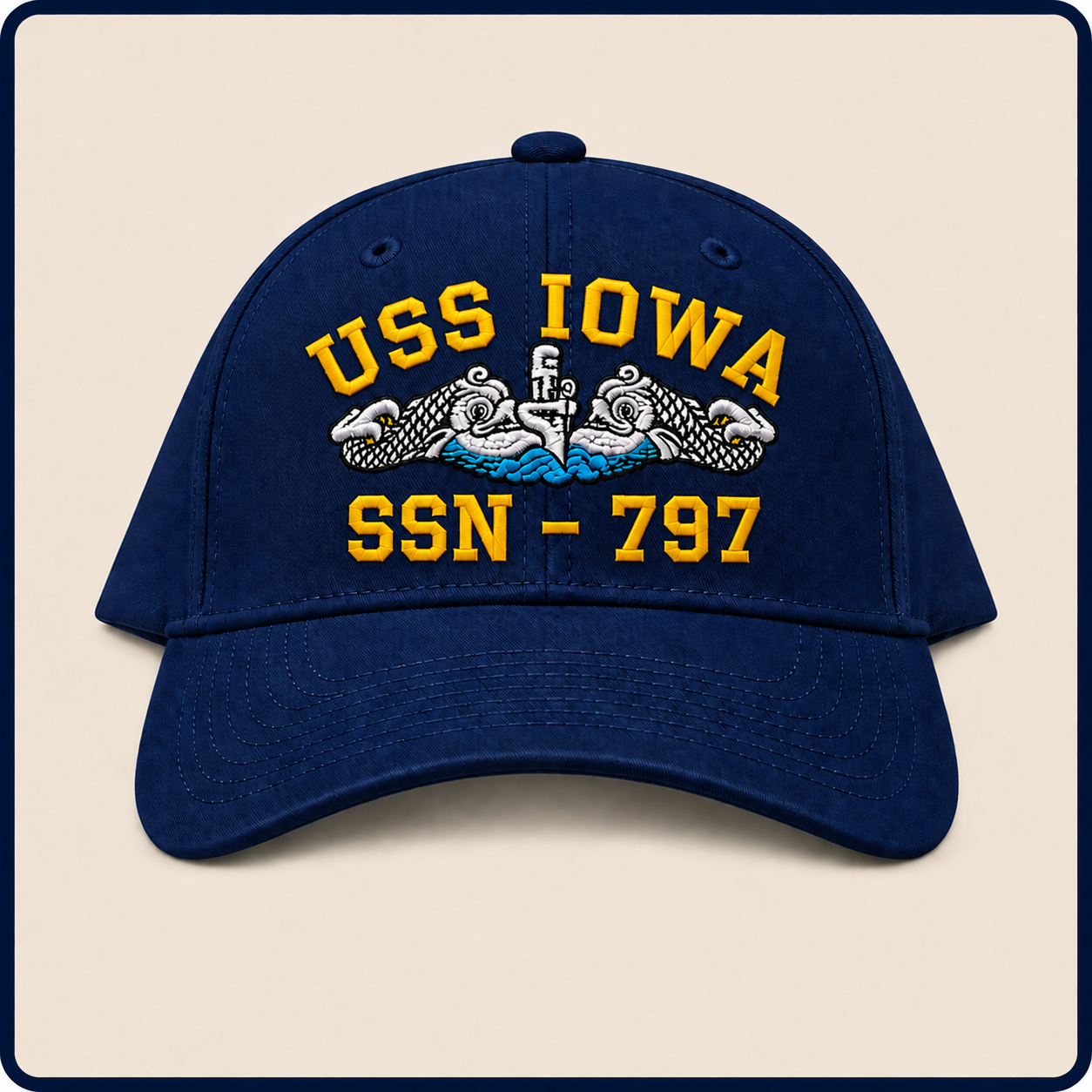 USS IOWA SSN-797 HAT approved boat mockup