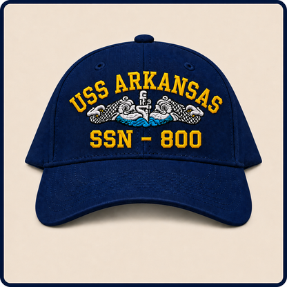 USS ARKANSAS SSN-800 HAT approved boat mockup