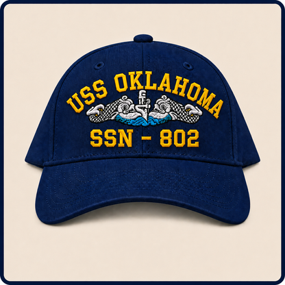USS OKLAHOMA SSN-802 HAT approved boat mockup