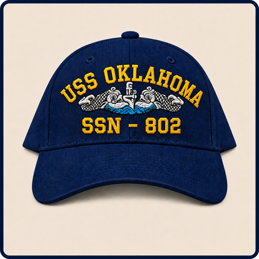 USS OKLAHOMA SSN-802 HAT approved boat mockup