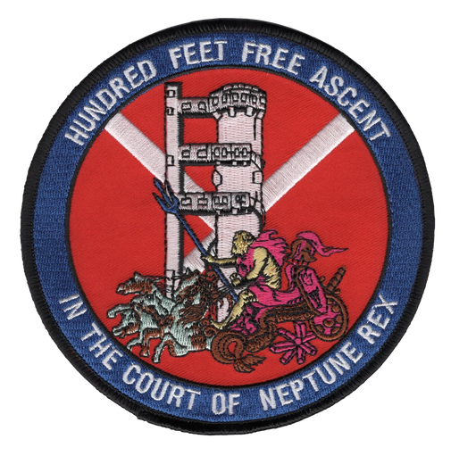 Submarine Escape Tower - Hundred Feet Free Ascent - In the Court of Neptune Rex Patch collection thumbnail