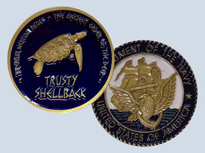 Trusty Shellback Challenge Coin