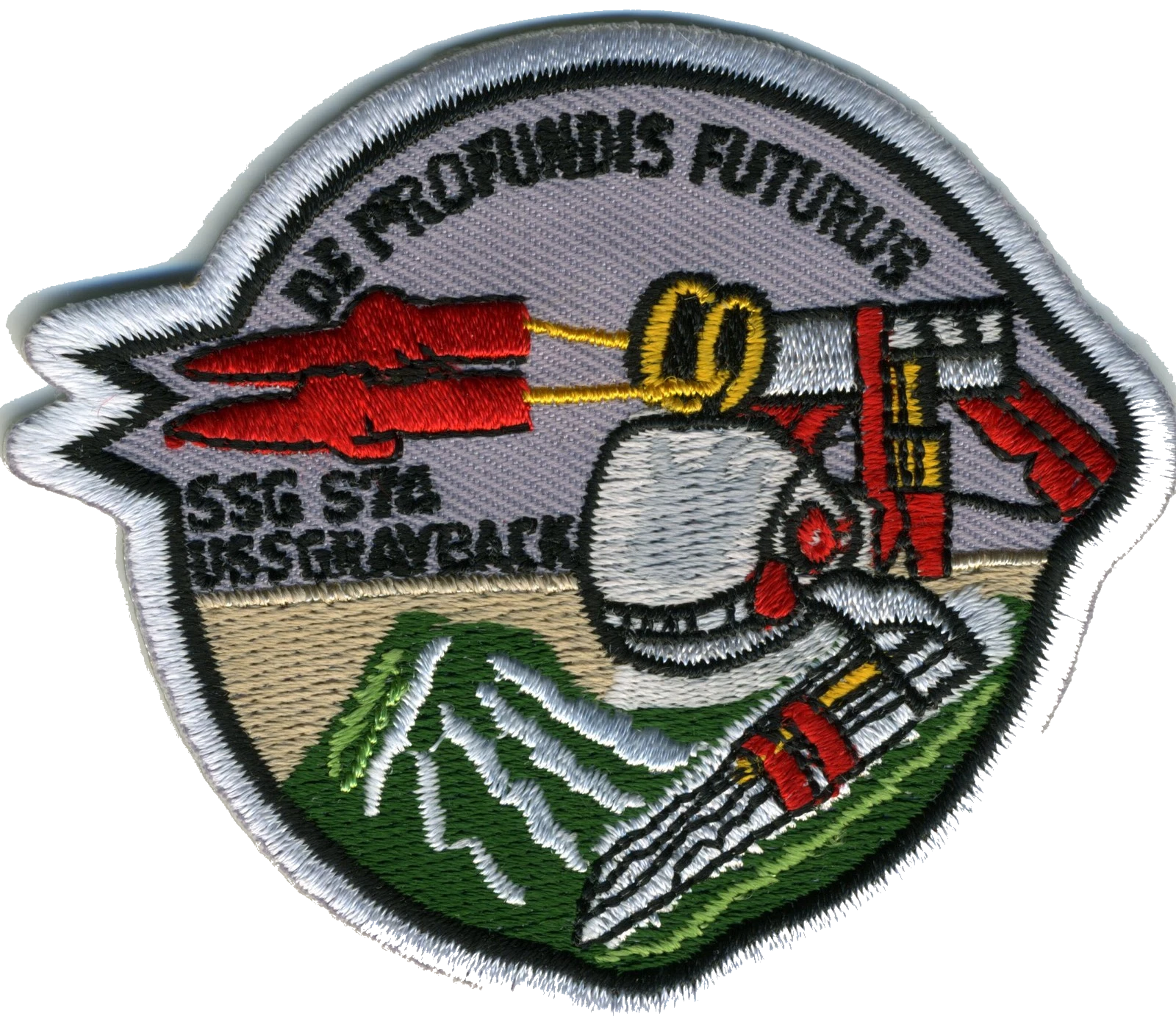 USS GRAYBACK SSG 574 patch