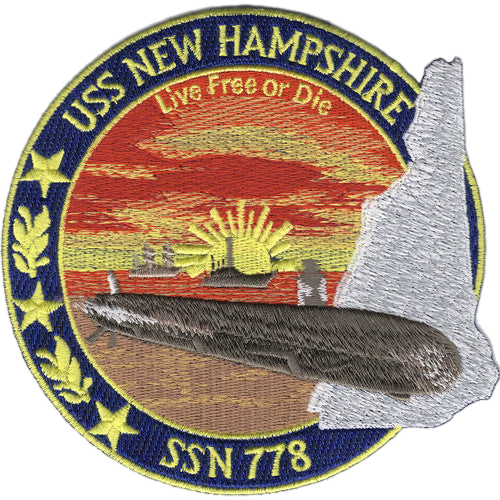 USS NEW HAMPSHIRE SSN 778 Patch collection thumbnail