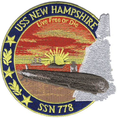 USS NEW HAMPSHIRE SSN 778 Patch