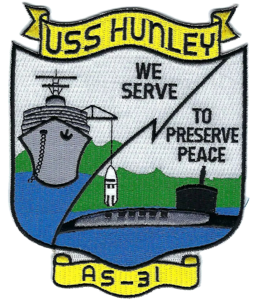 USS HUNLEY AS 31 Patch collection thumbnail
