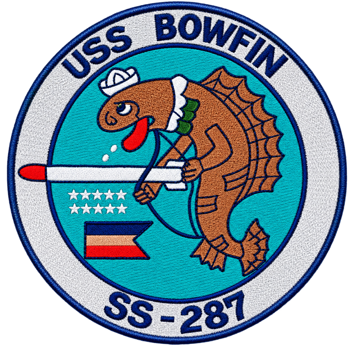 USS BOWFIN SS 287 PATCH