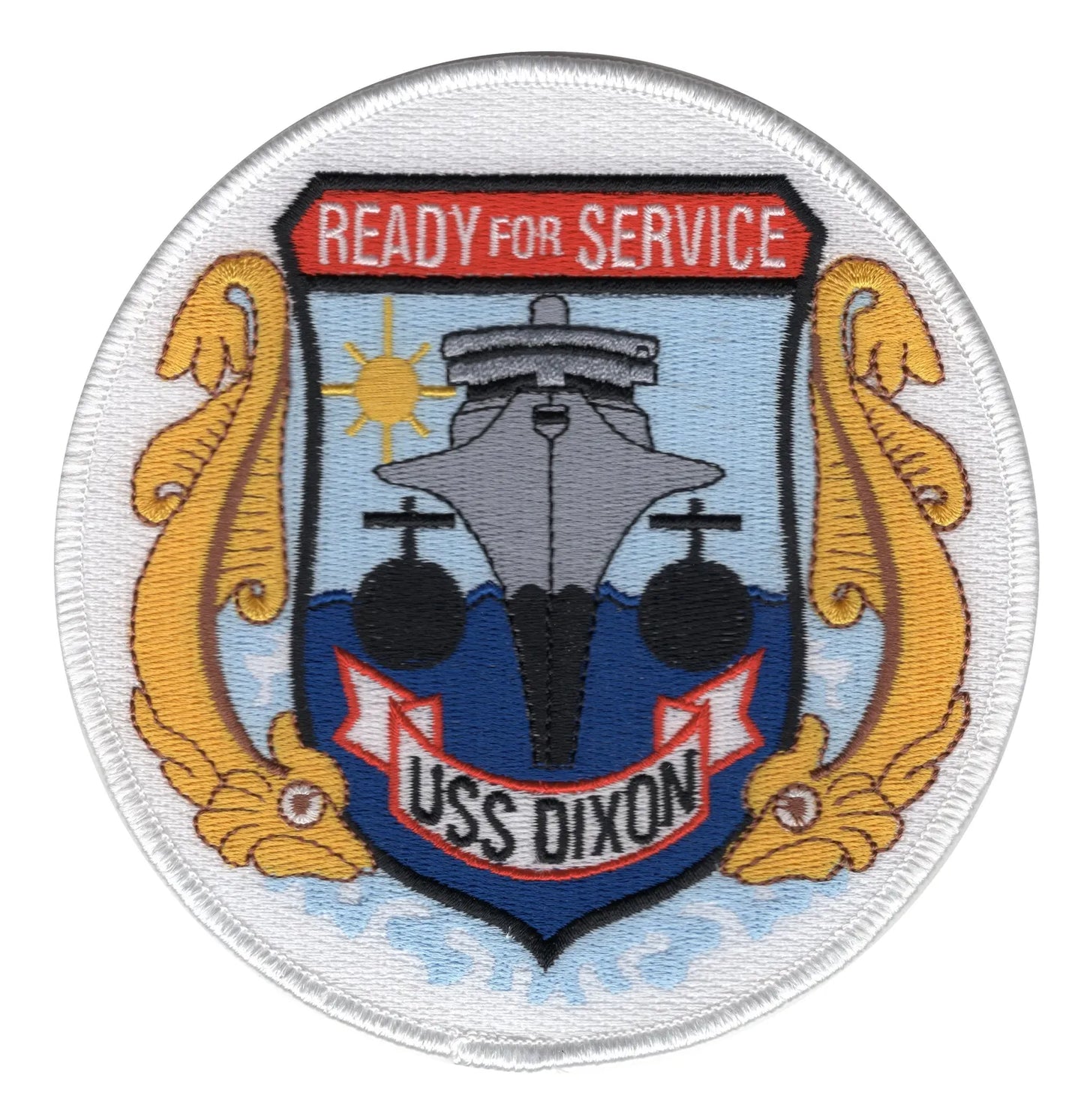 USS DIXON AS 37 Patch