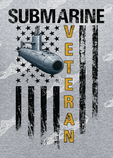 Vertical Flag & Submarine & Veteran