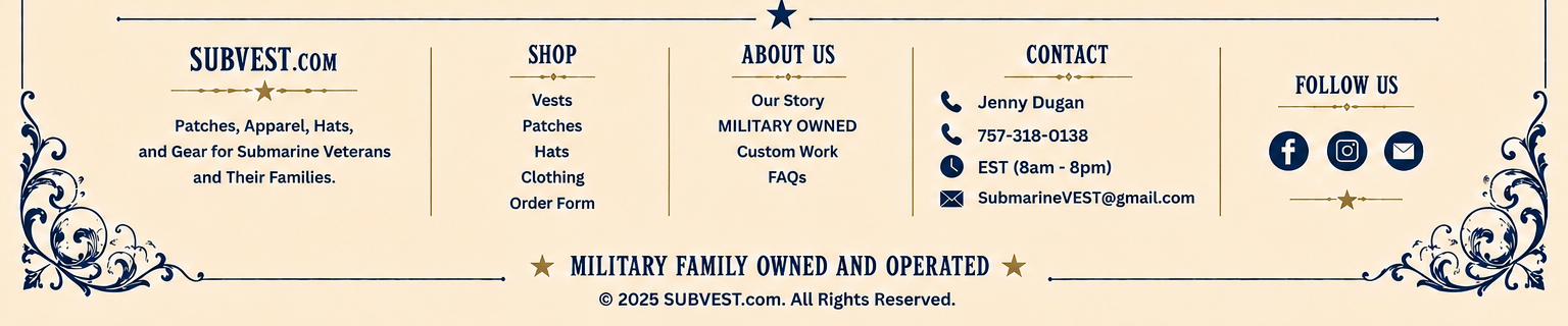 SUBVEST Contact Us footer artwork