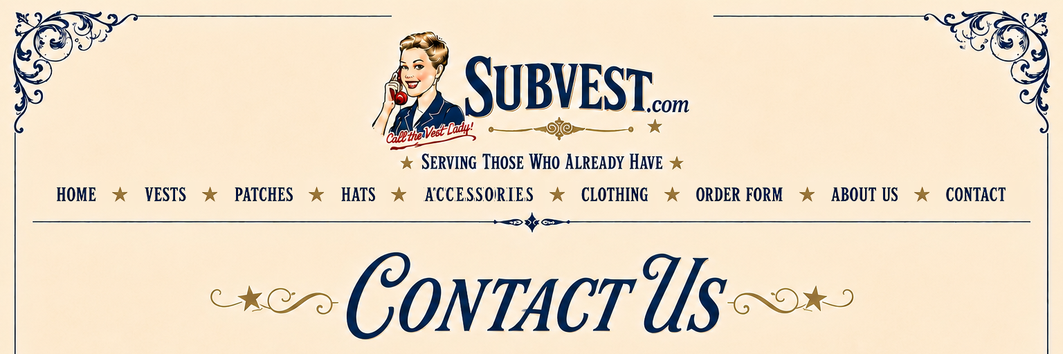SUBVEST Contact Us