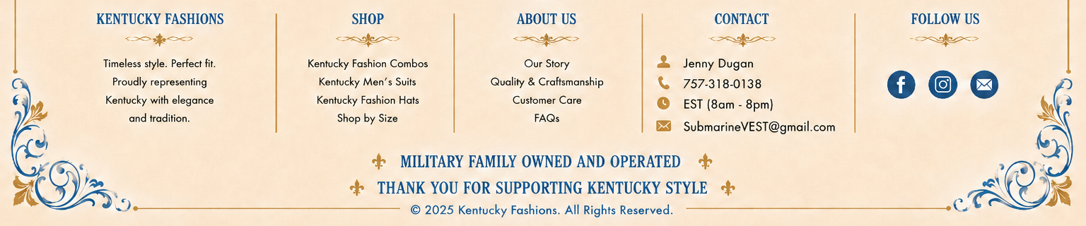 Kentucky Fashions footer artwork