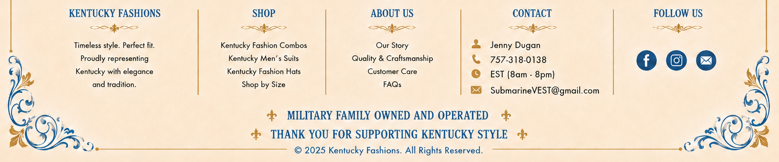 Kentucky Fashions footer artwork