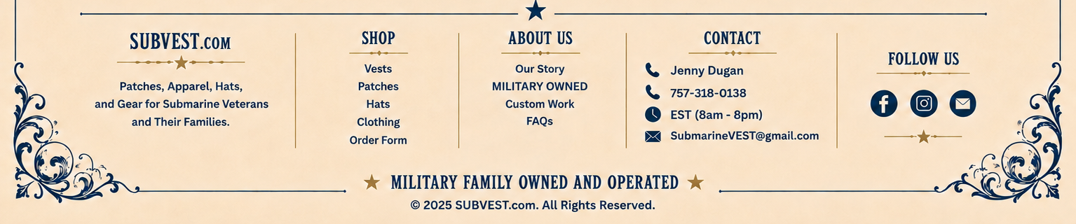SUBVEST Accessories footer artwork
