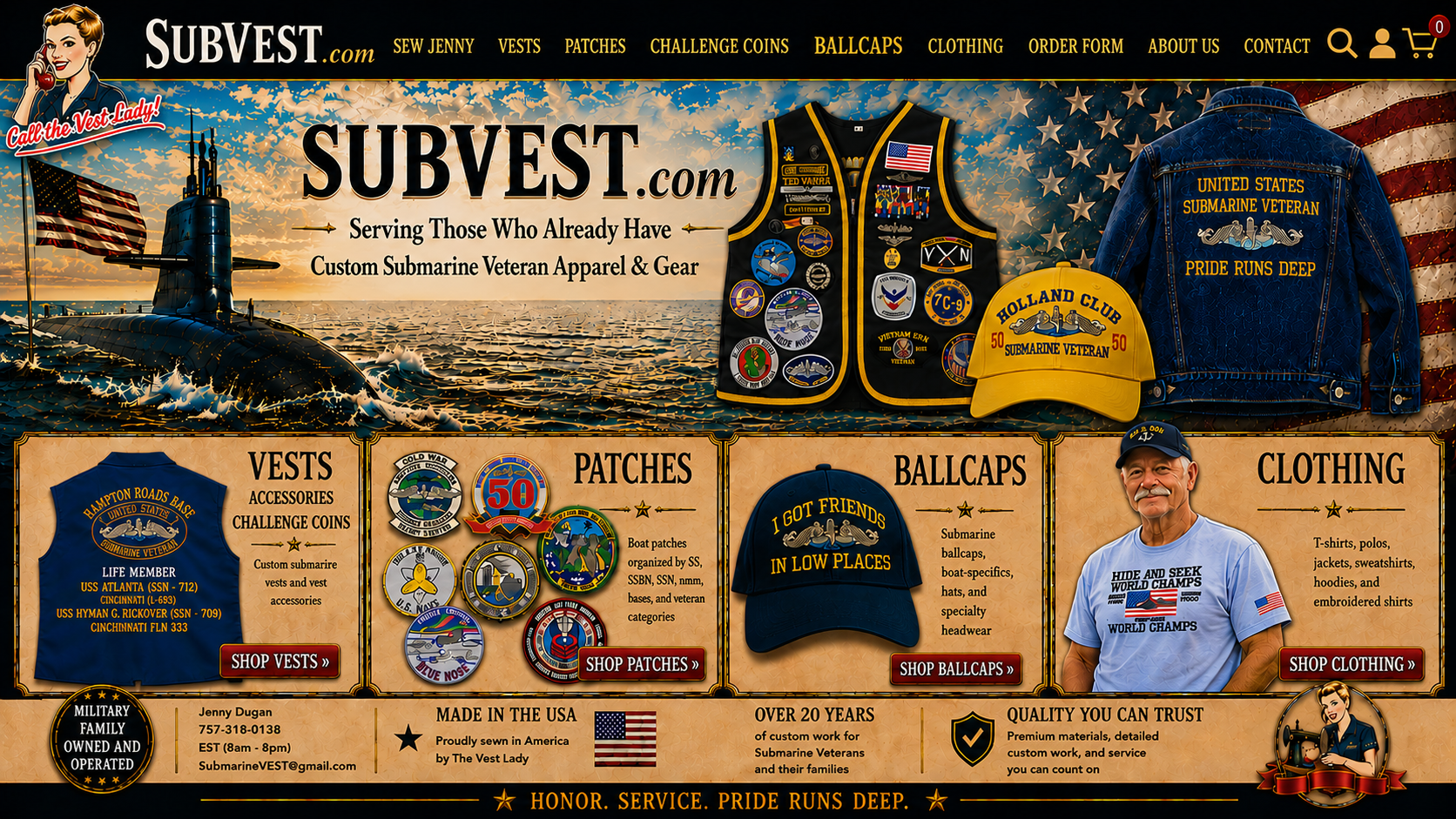 SUBVEST submarine veteran apparel and gear