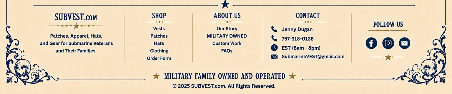 SUBVEST SSN Hats footer artwork